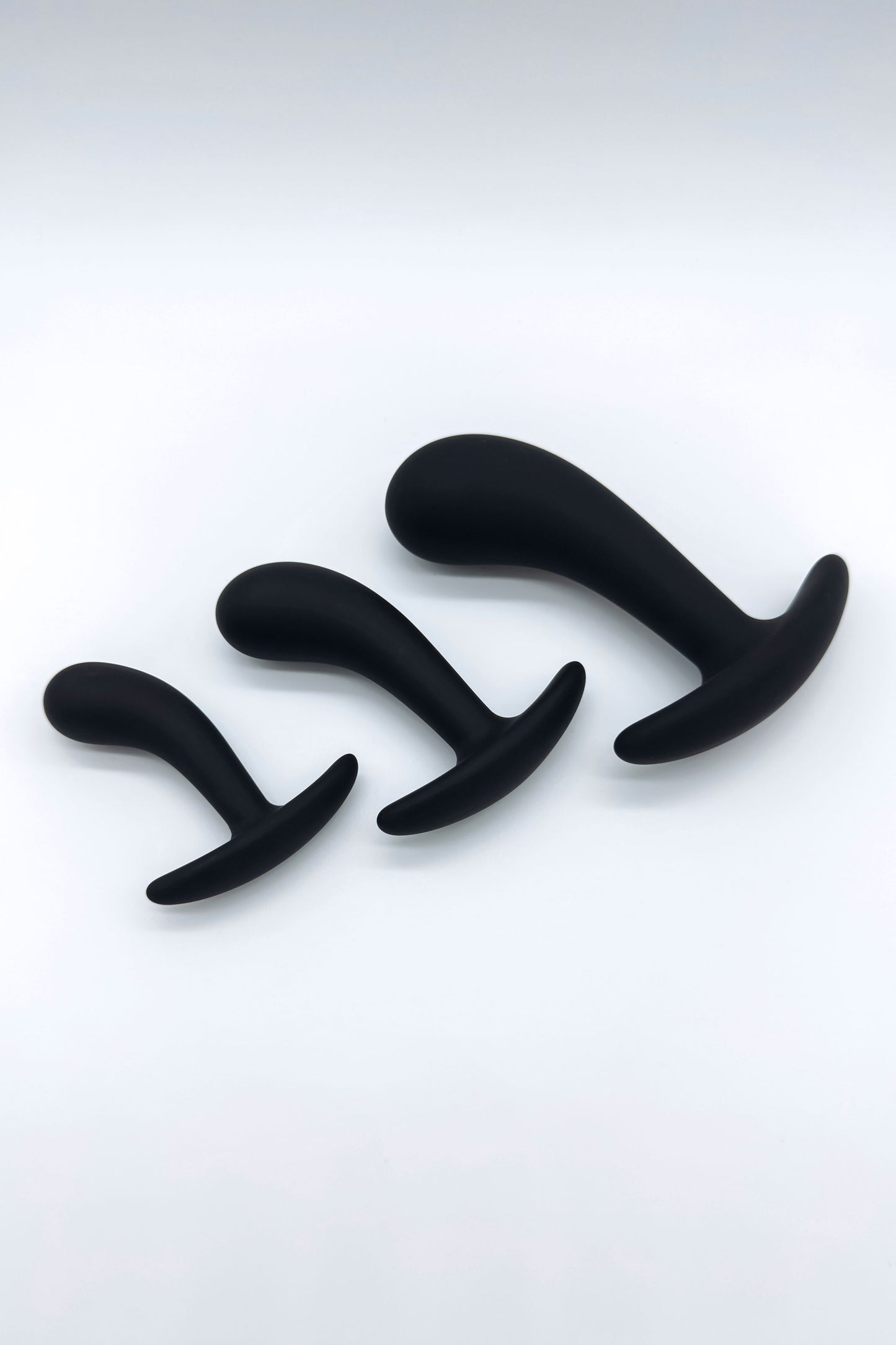 Curve 3-Piece Anal Plug Set with Mini Bullet Vibrator