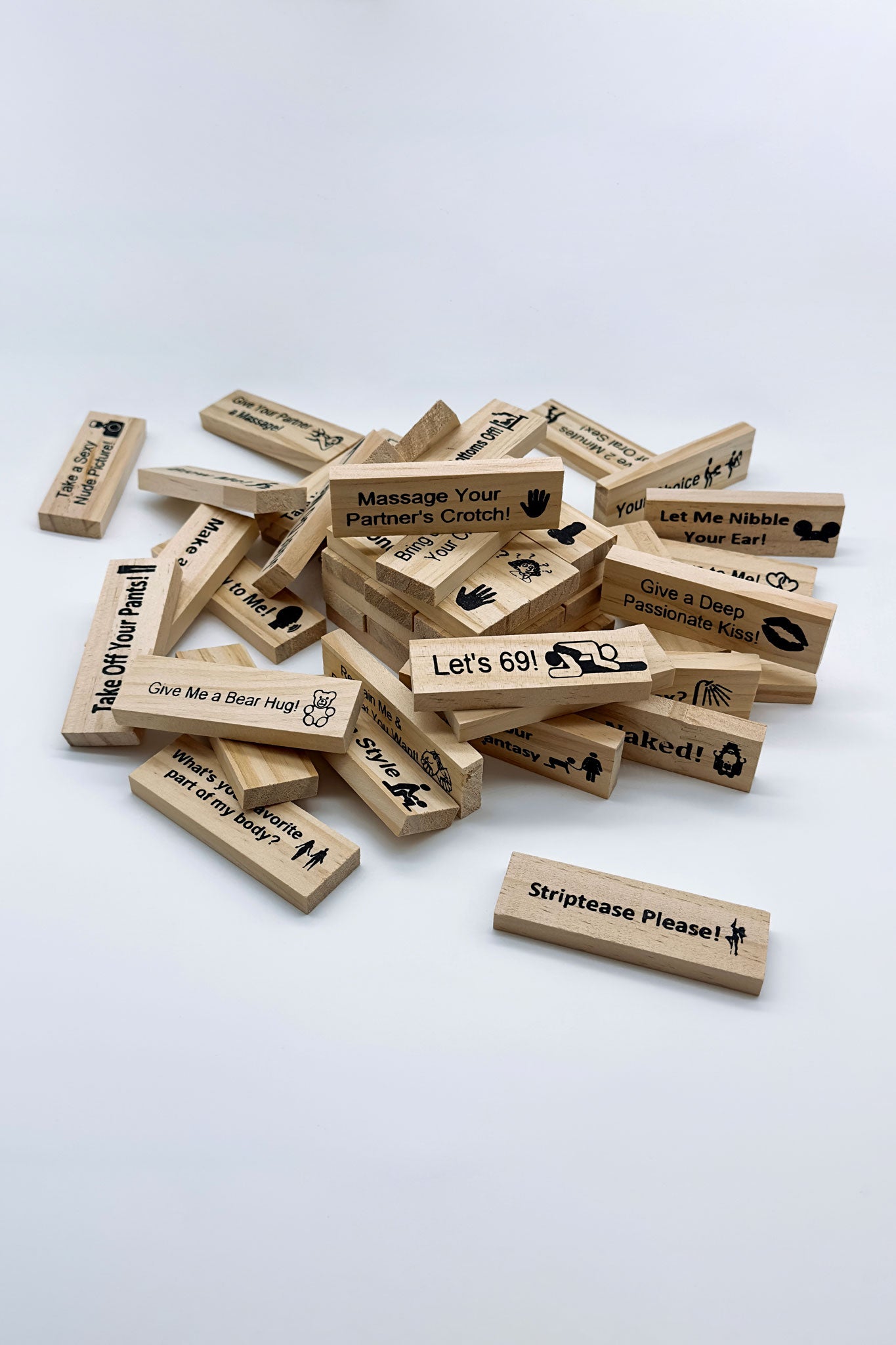 Adult Jenga Style Wooden Stacking Game