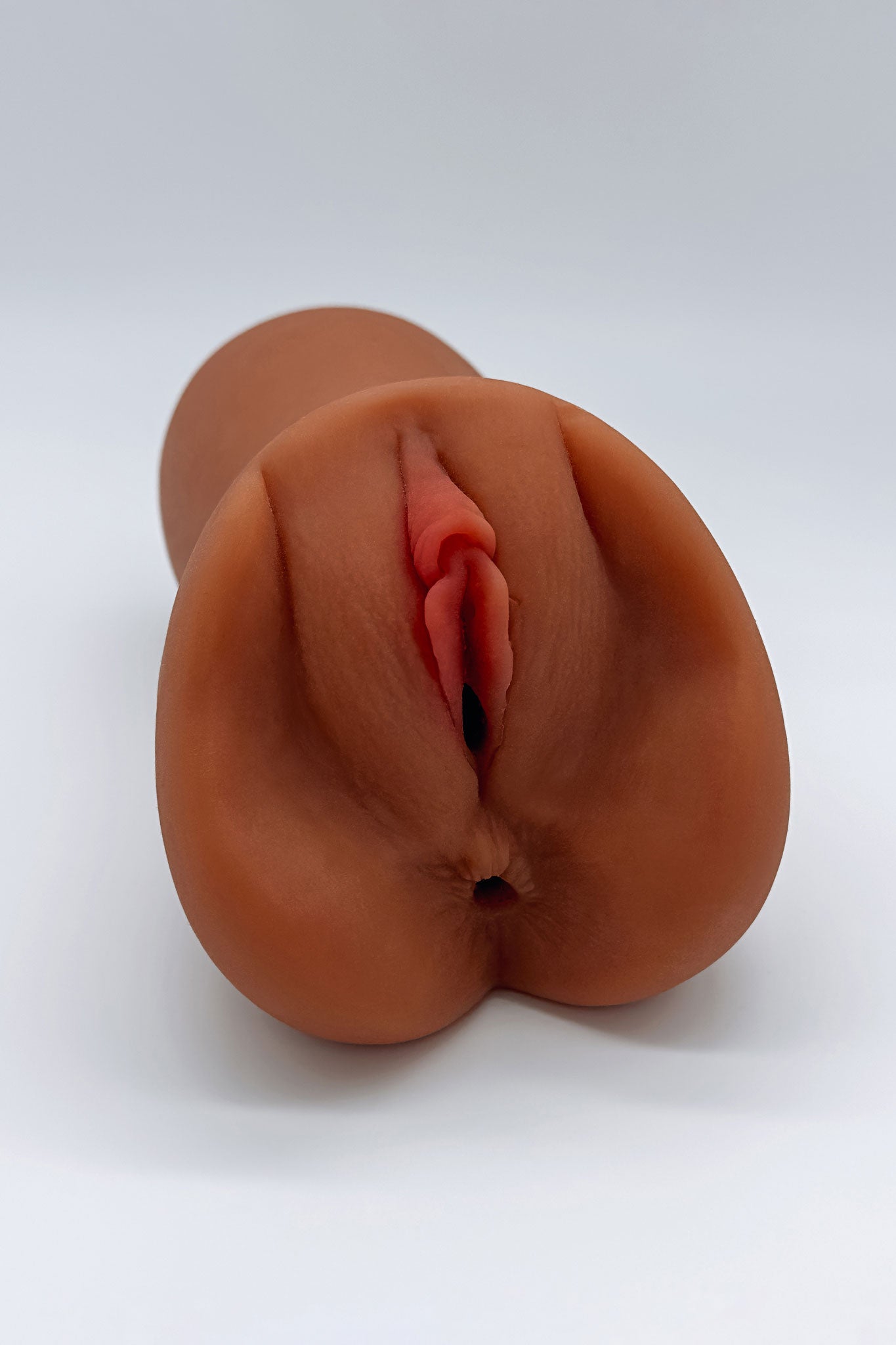 Dual-entry realistic male sex toy – vagina and anal