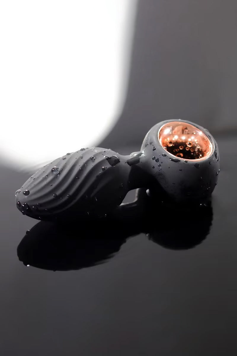 360 degree rotating waterproof vibrating anal butt plug