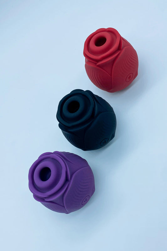  Rose-shaped vibrators – vacuum stimulation for clitoral and nipple pleasure