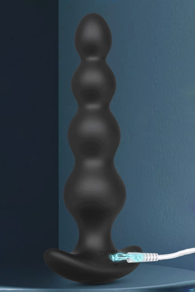 9 mode vibrating anal beads waterproof silicone design