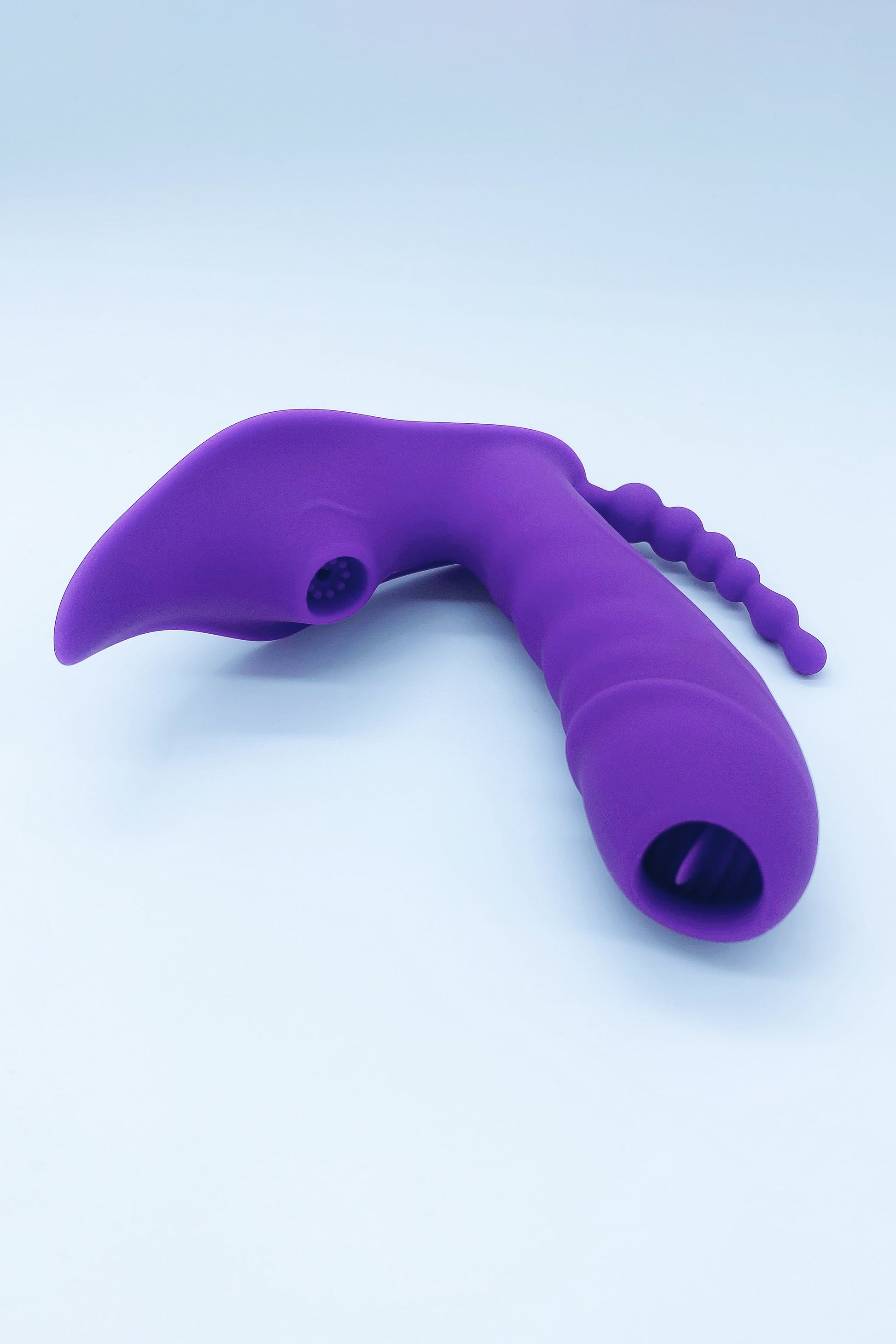 Adult Toy with Suction, Licking & Anal Beads