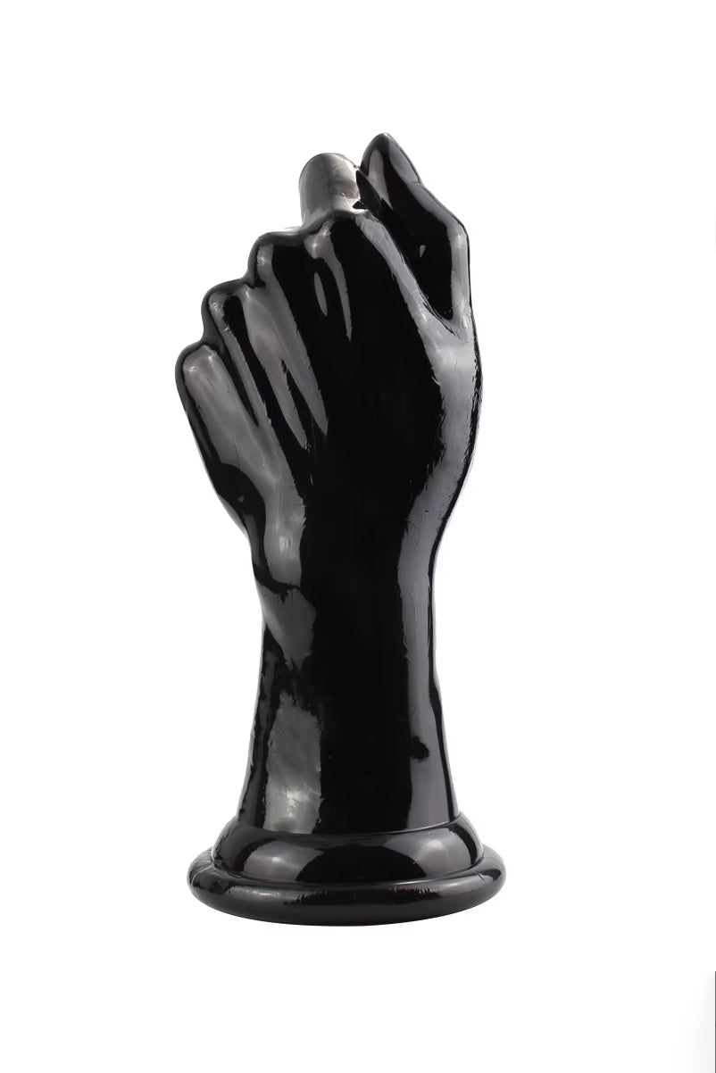 Advanced butt plug black silicone fisting dildo 