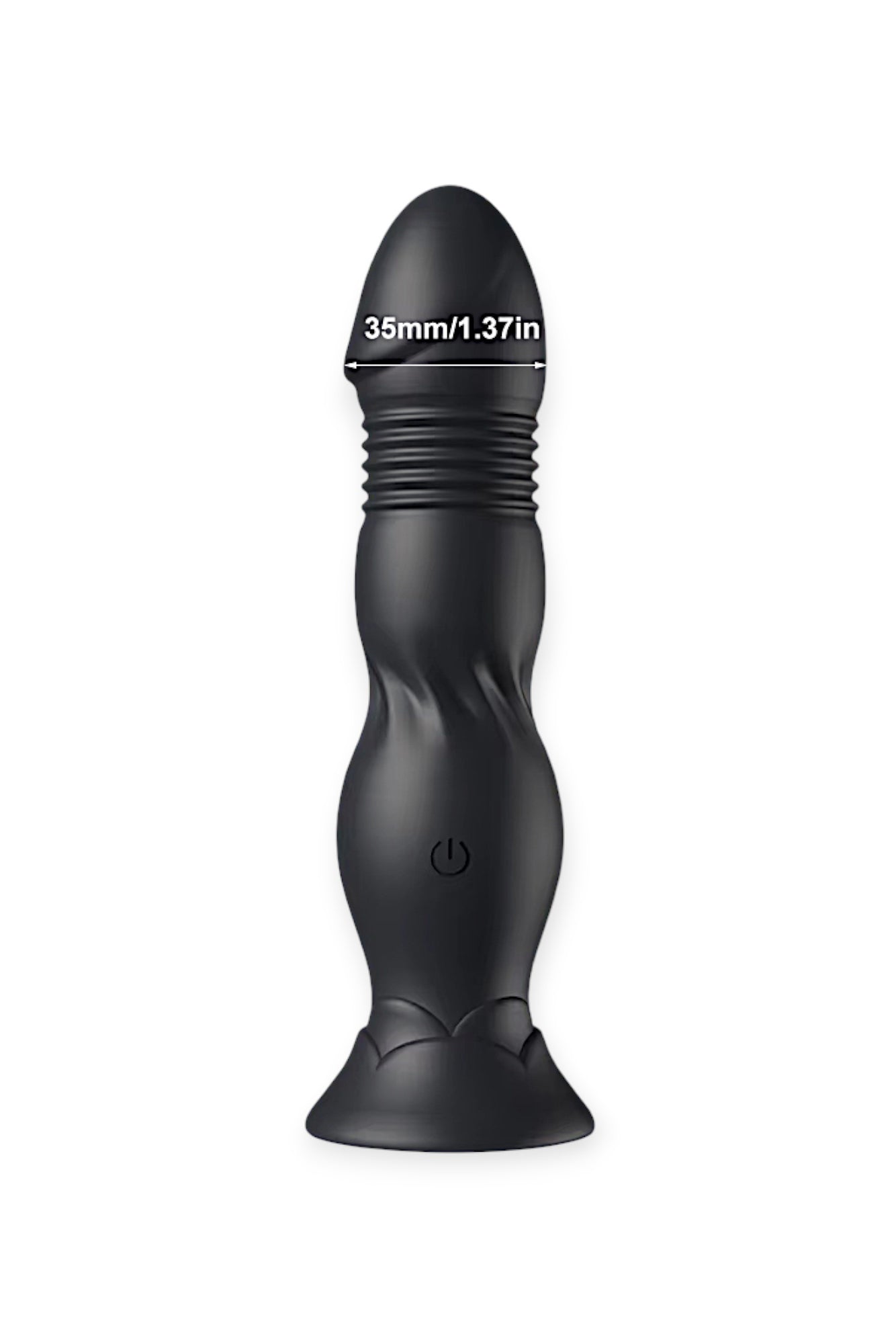 App controlled anal plug designed for prostate massage