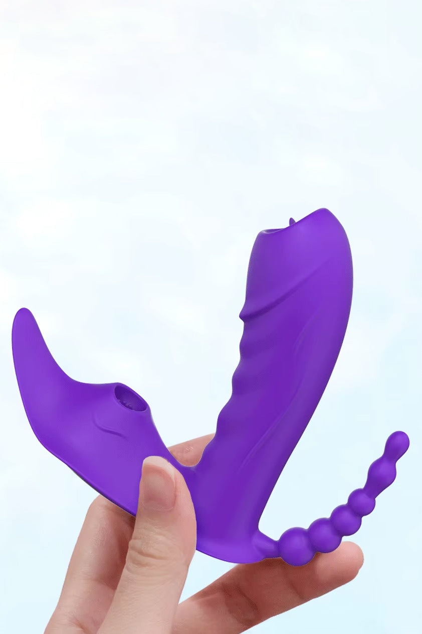 App controlled couples vibrator with long distance remote control
