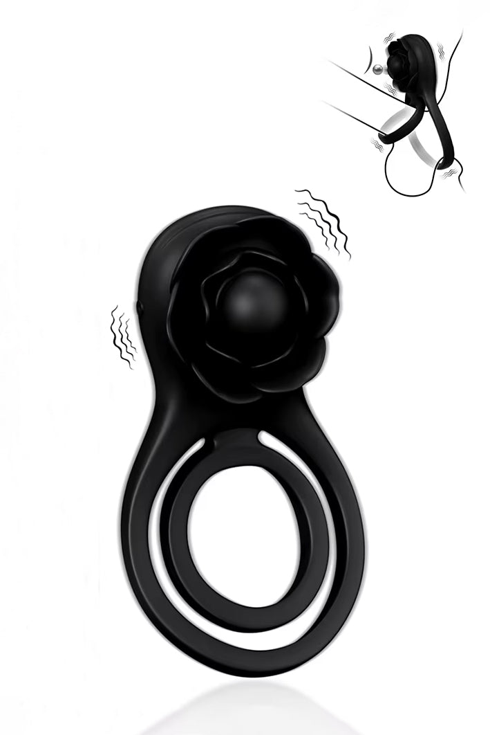 App controlled vibrating cock ring for couples