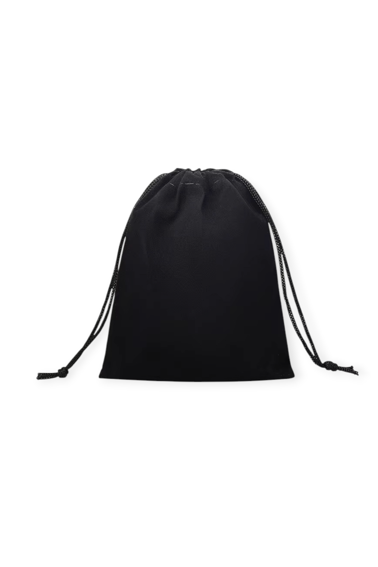 Black Velvet Drawstring Bag for Toy Storage