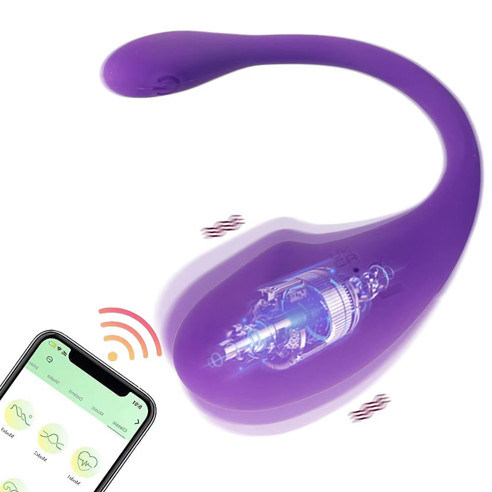 Bluetooth love egg vibrator for partner control anywhere in the world