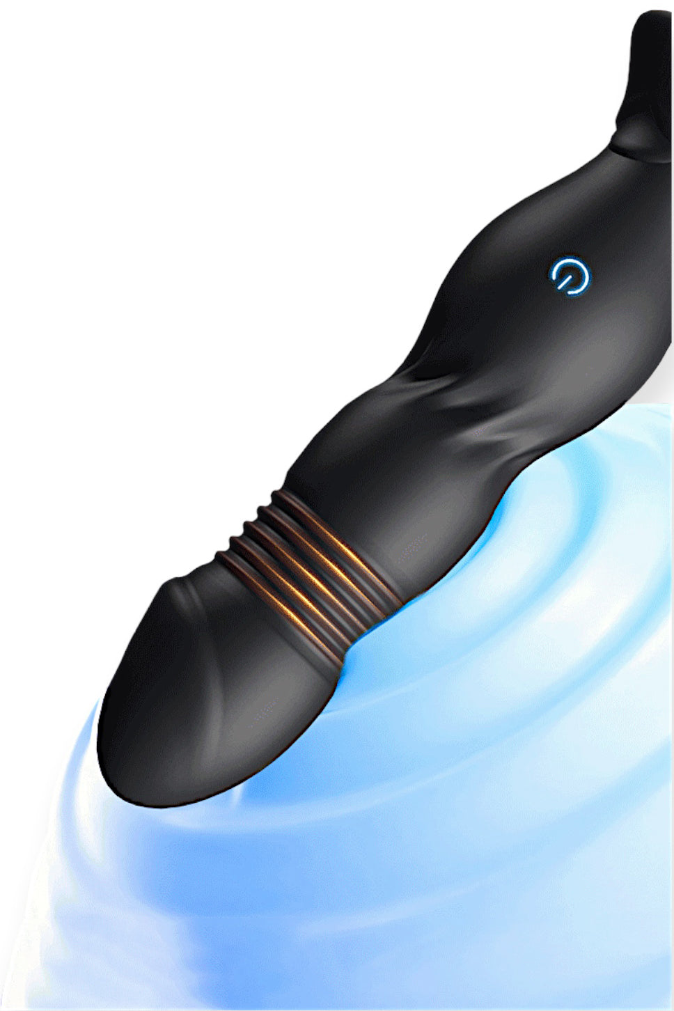 Body safe silicone prostate massager waterproof