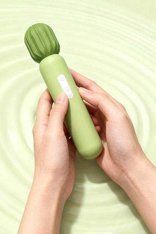 Cactus magic wand vibrator massager