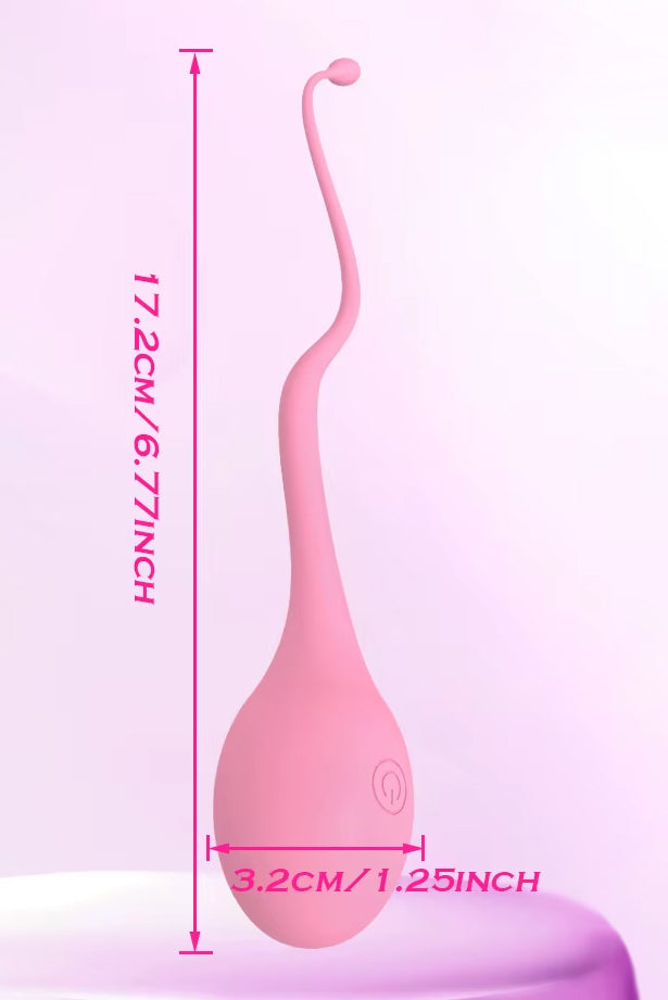 Compact love egg vibrator for on the go use