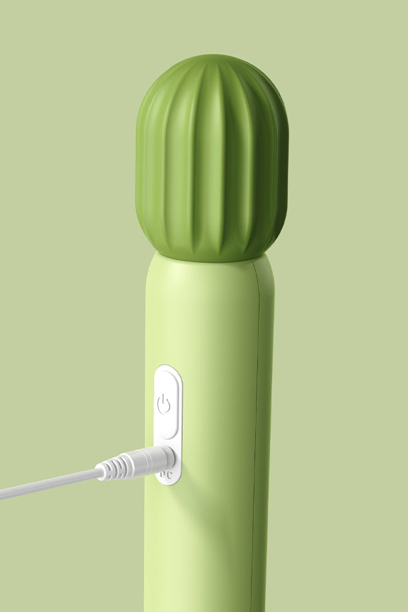 Cordless magic wand massager vibrator