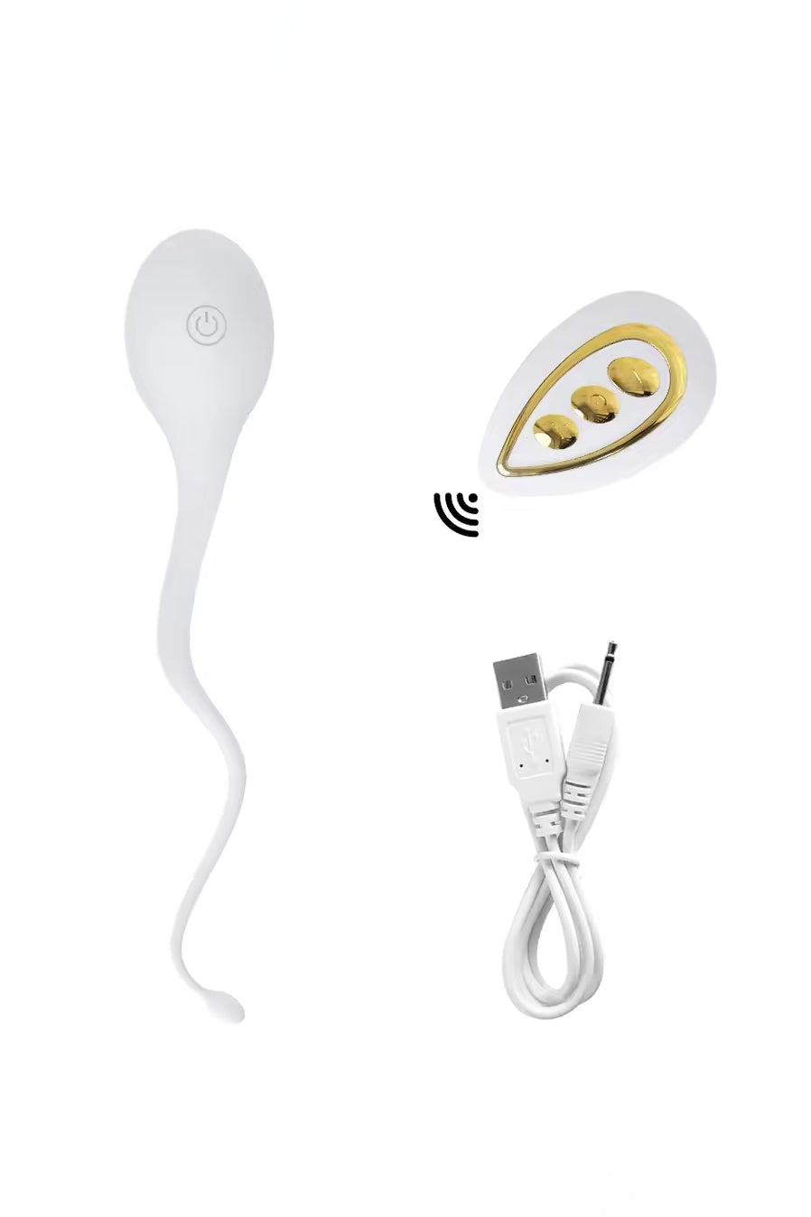 Discreet remote controlled love egg for intimate play