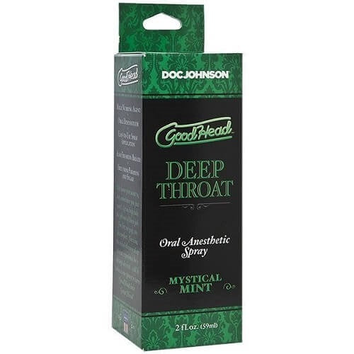 Doc Johnson Good Head Deep Throat Spray Mystical Mint 59ml retail packaging