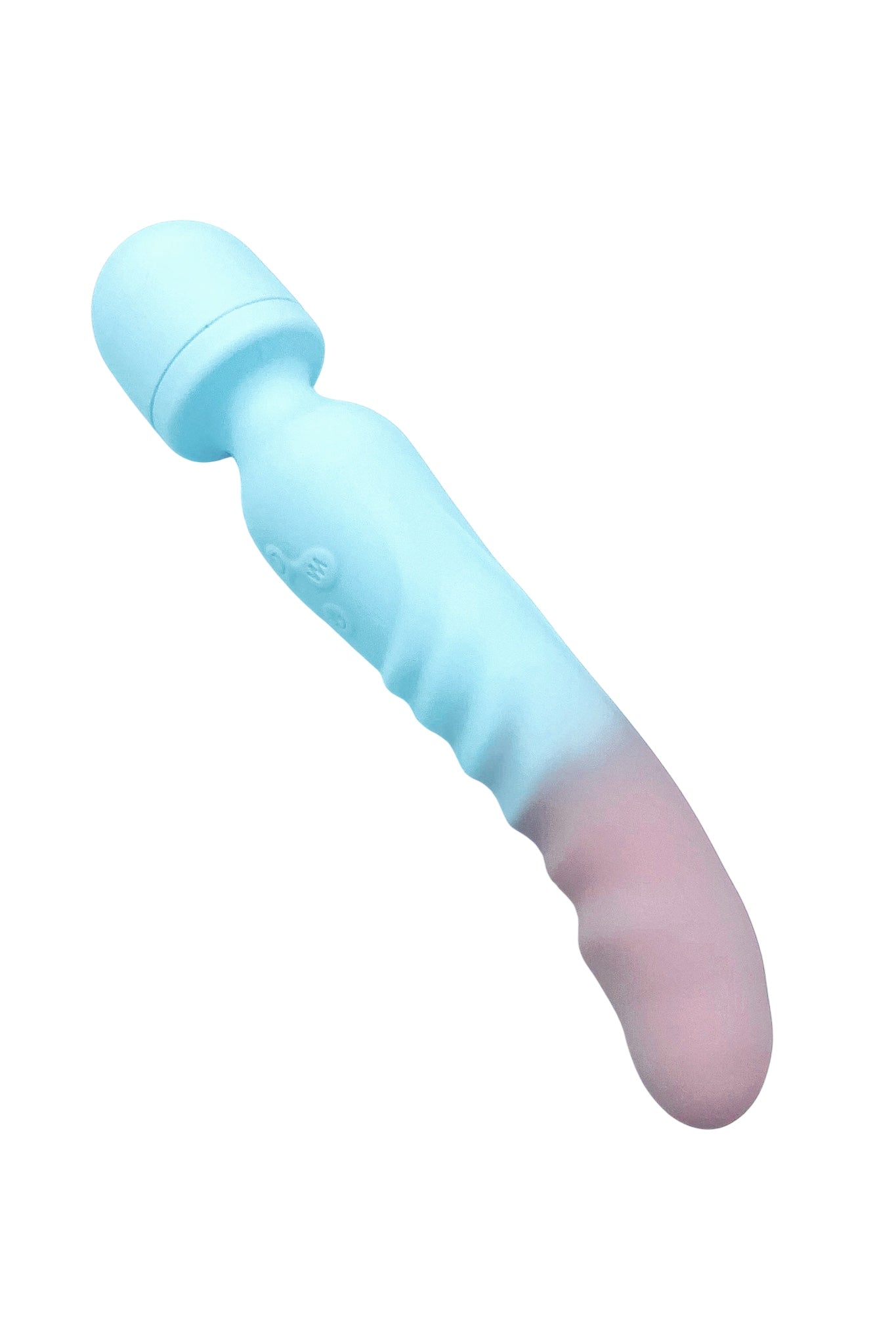 Duo Glow Heated Double-Ended Wand Vibrator  Pink Grapes