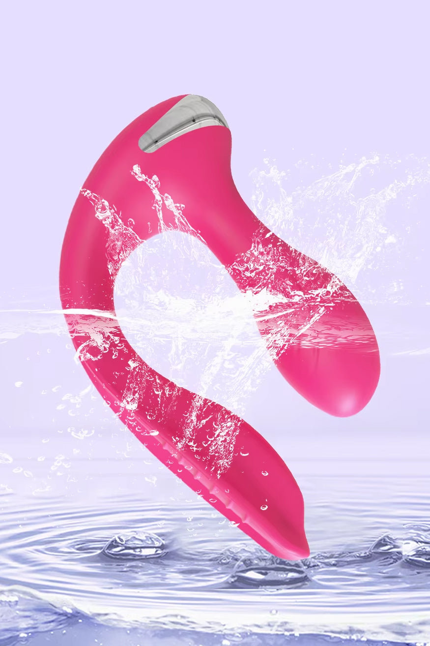 Dual stimulation panty vibrator with vibration modes