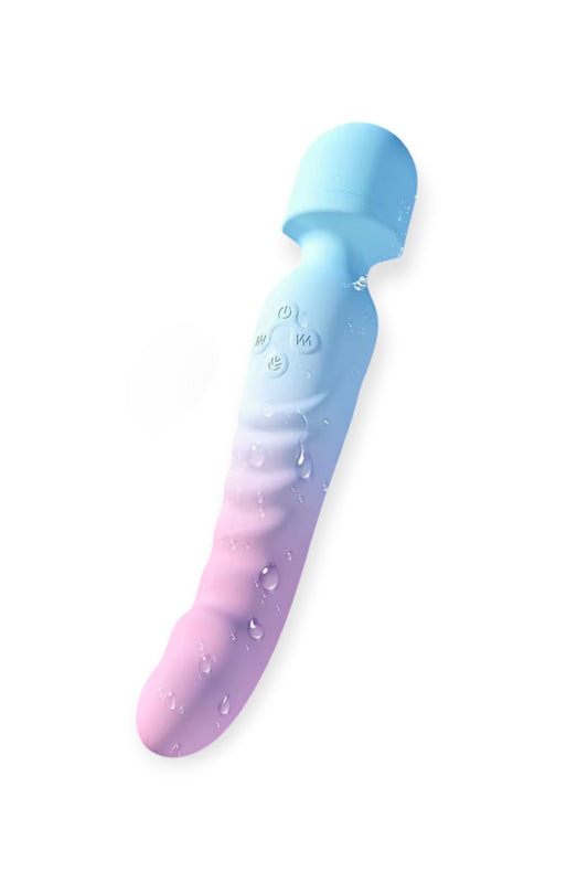 Heated Double Ended Wand Massager Vibrator