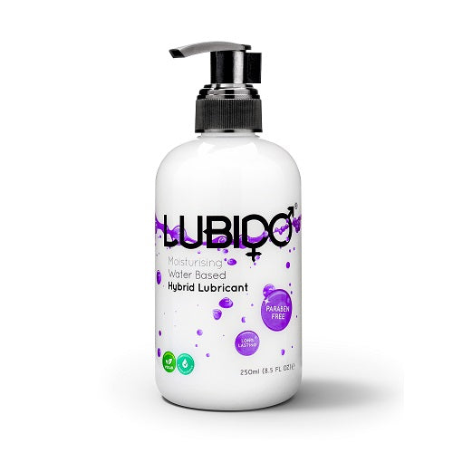 Hybrid Lubido Lubricant 250ml Water and Silicone Blend Long Lasting Personal Lubricant
