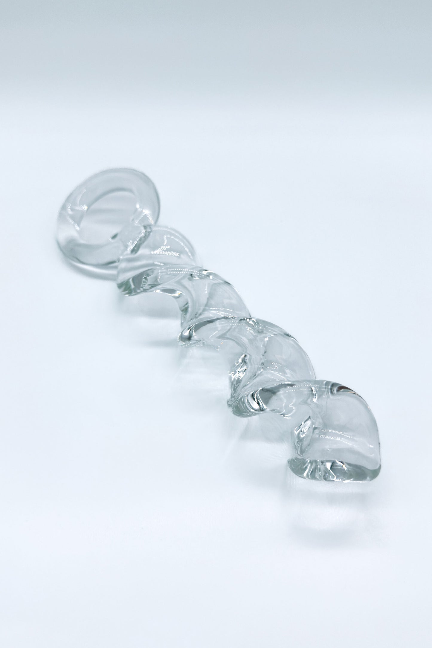 Luxury glass anal plug for solo play