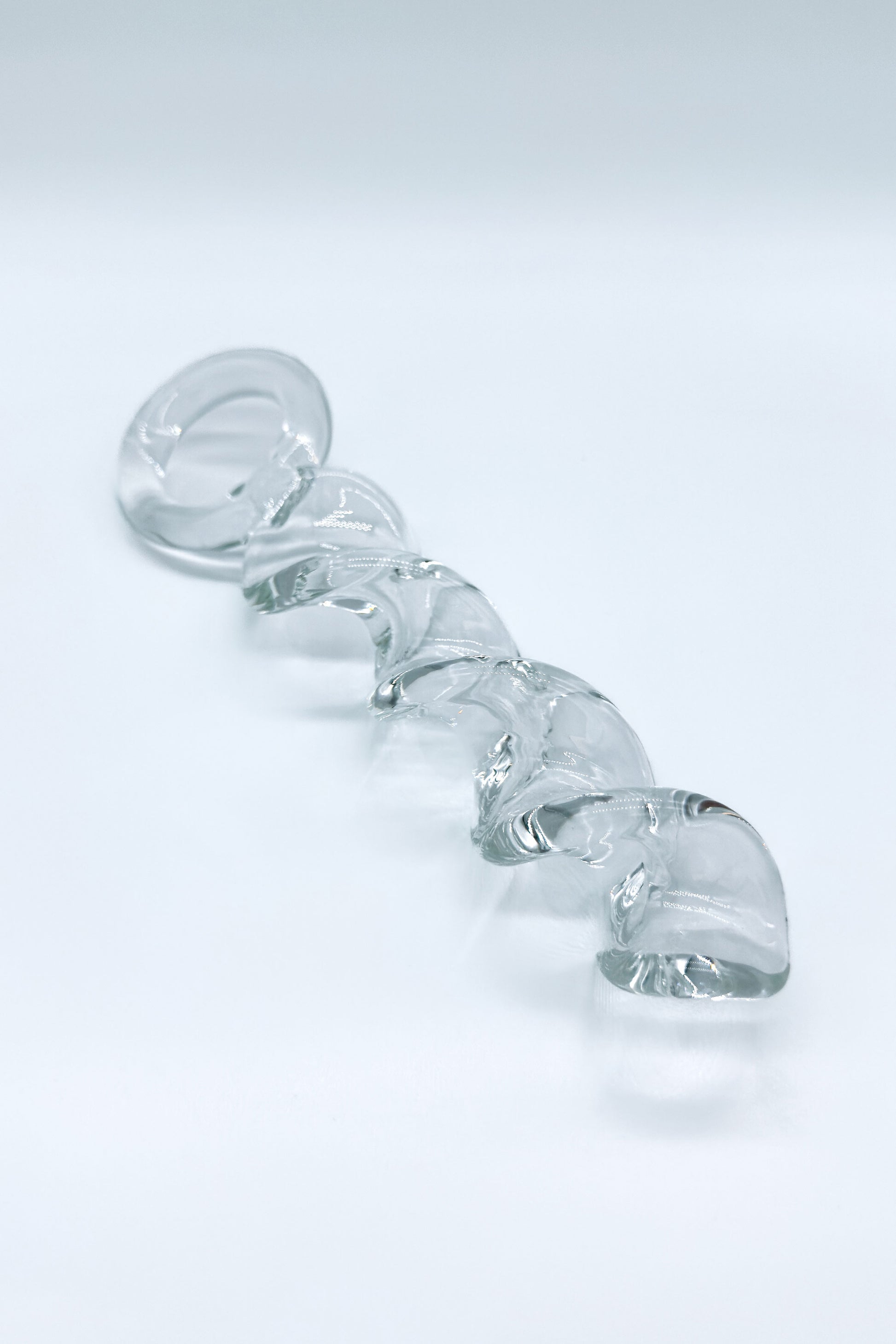 Luxury glass anal plug for solo play