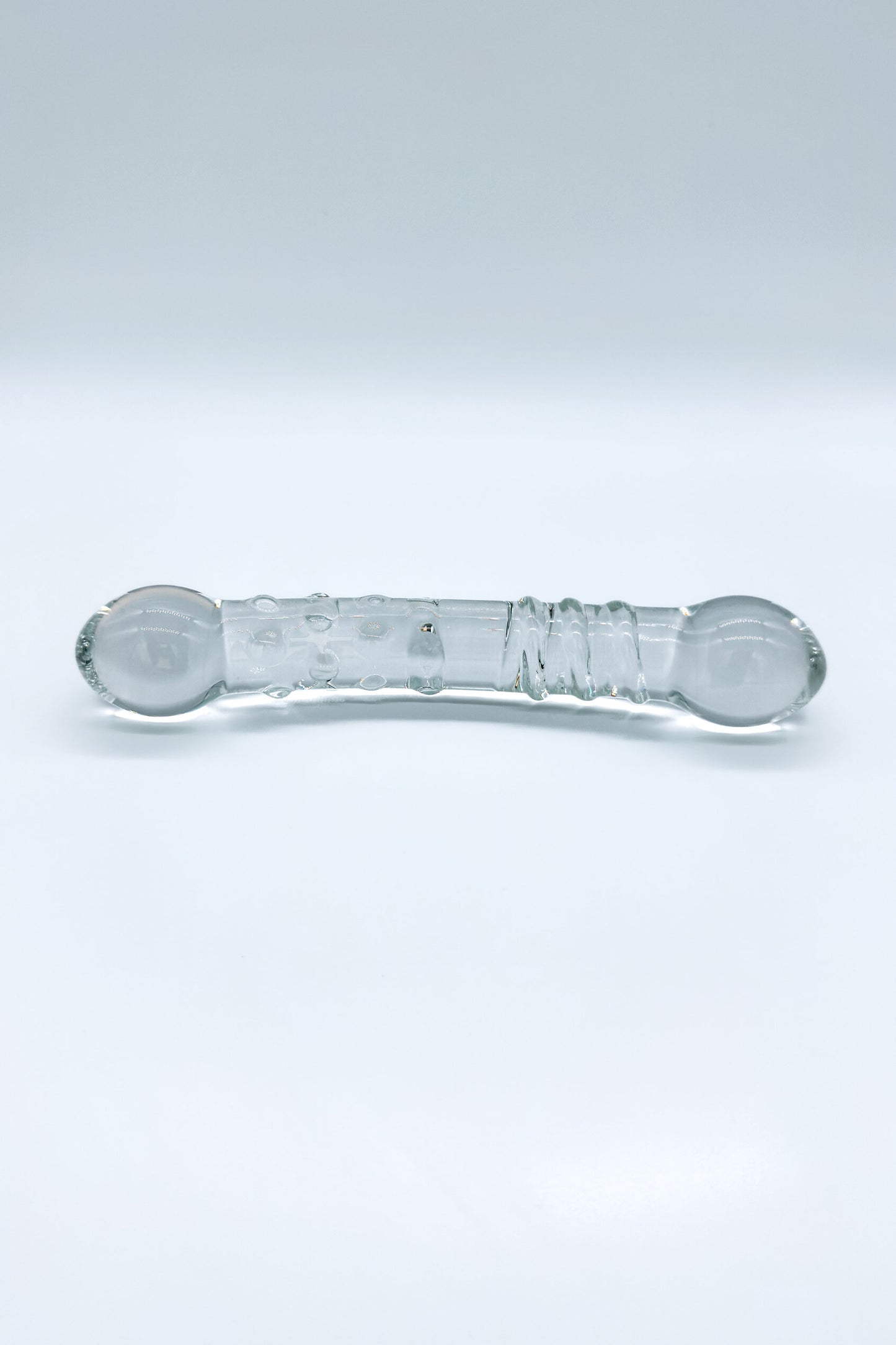 Glass Double Ended Textured Dildo