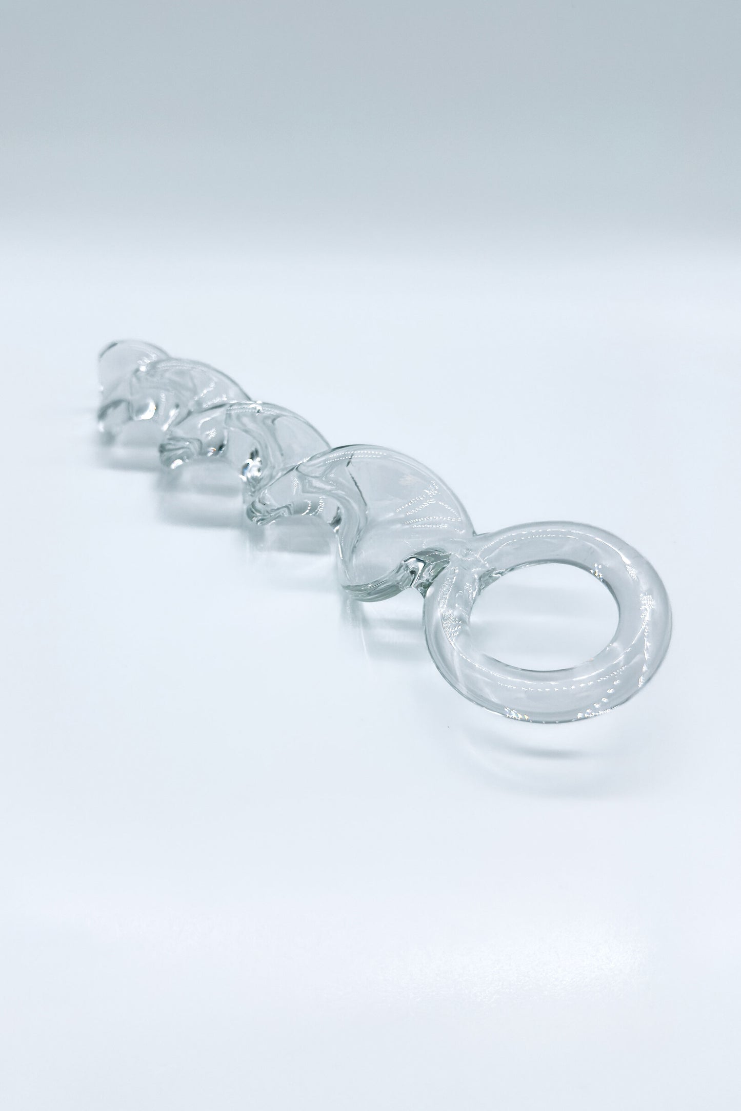 Durable crystal glass butt plug