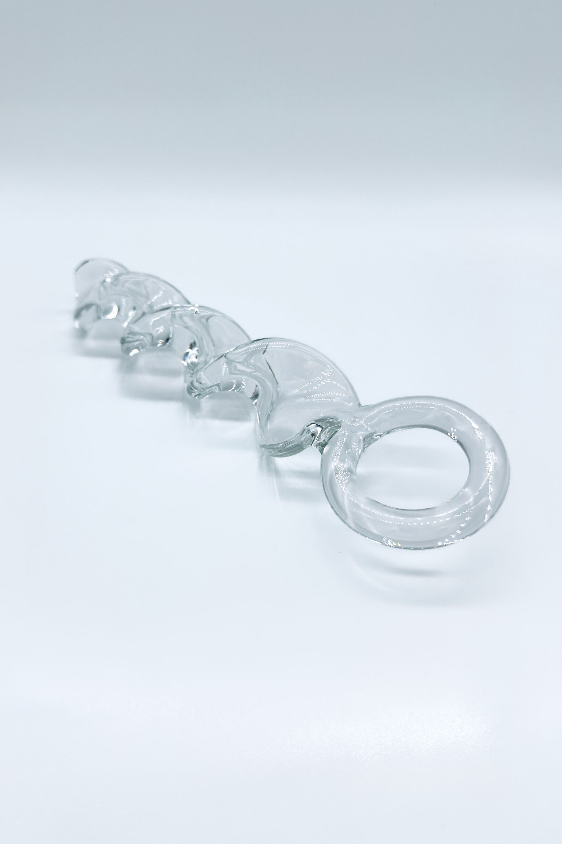 Durable crystal glass butt plug