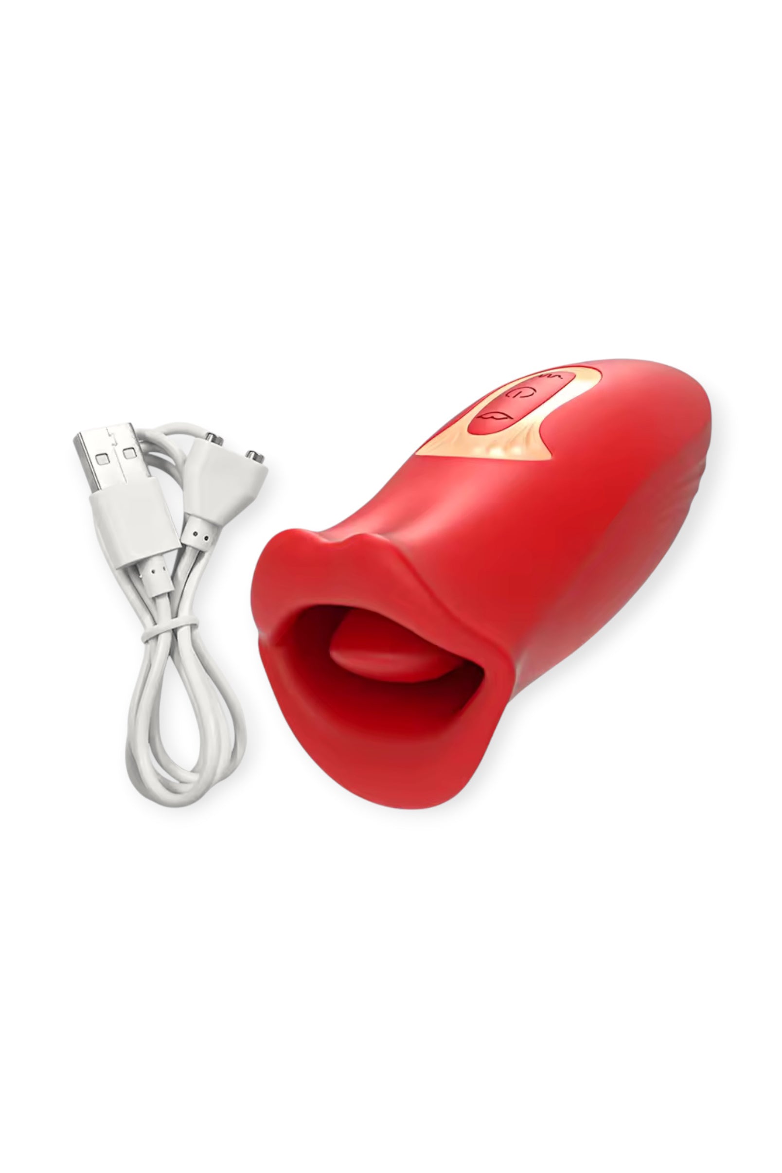 Oral simulator vibrator with 10 vibration modes