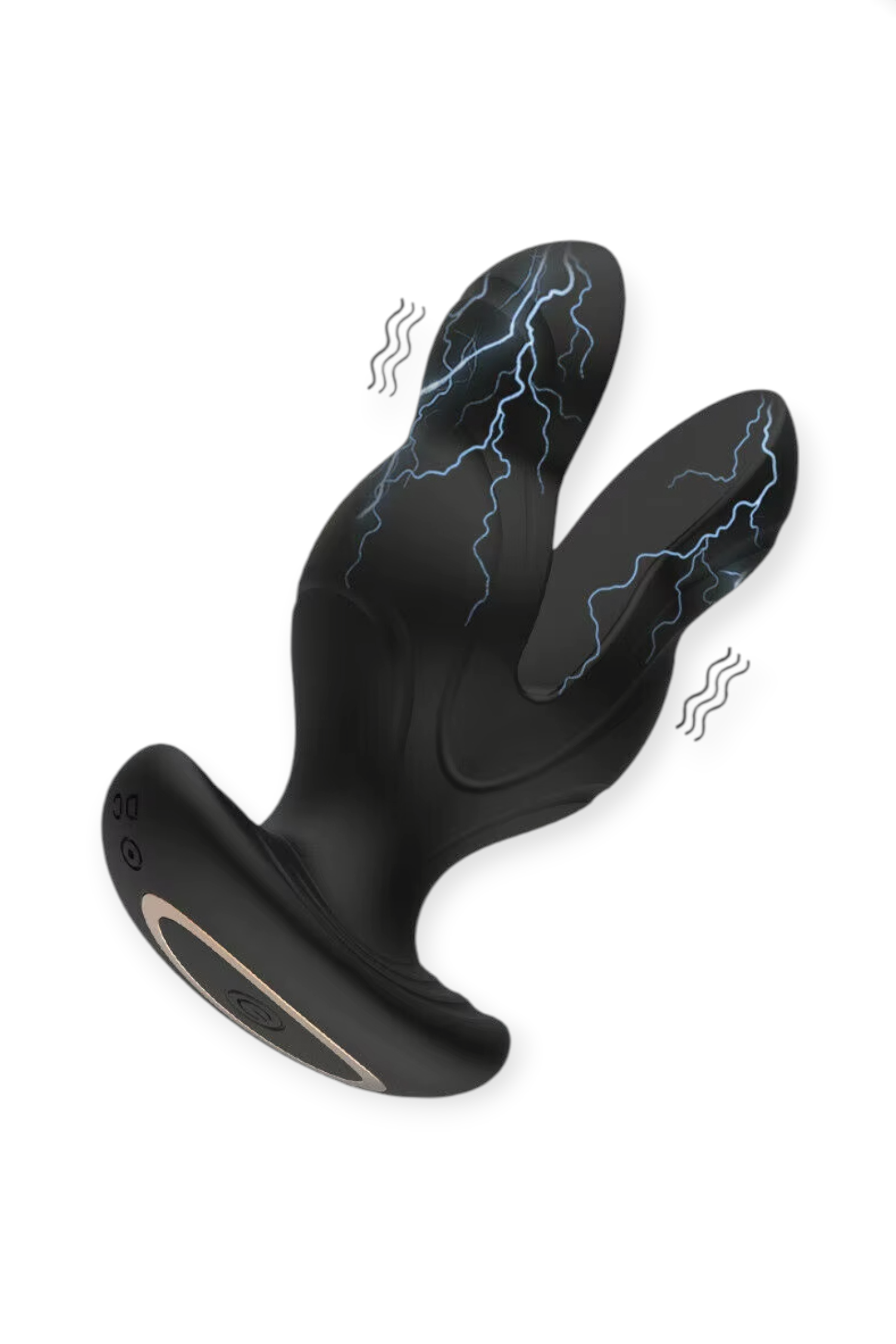 Premium Silicone Butt Plug with Vibration and Electric Pulse Features