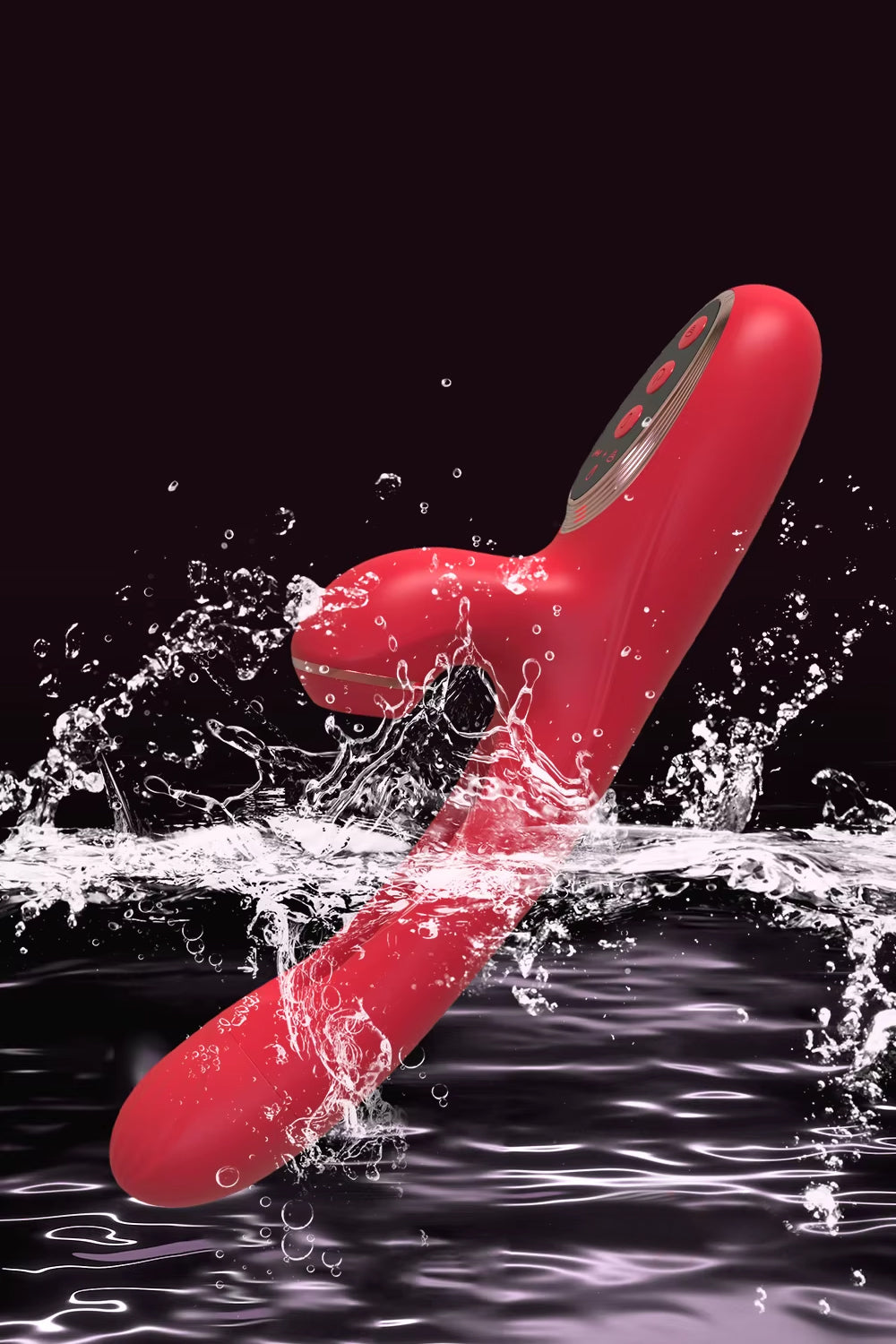 PulseWave Waterproof G-spot vibrator flexible tapping head