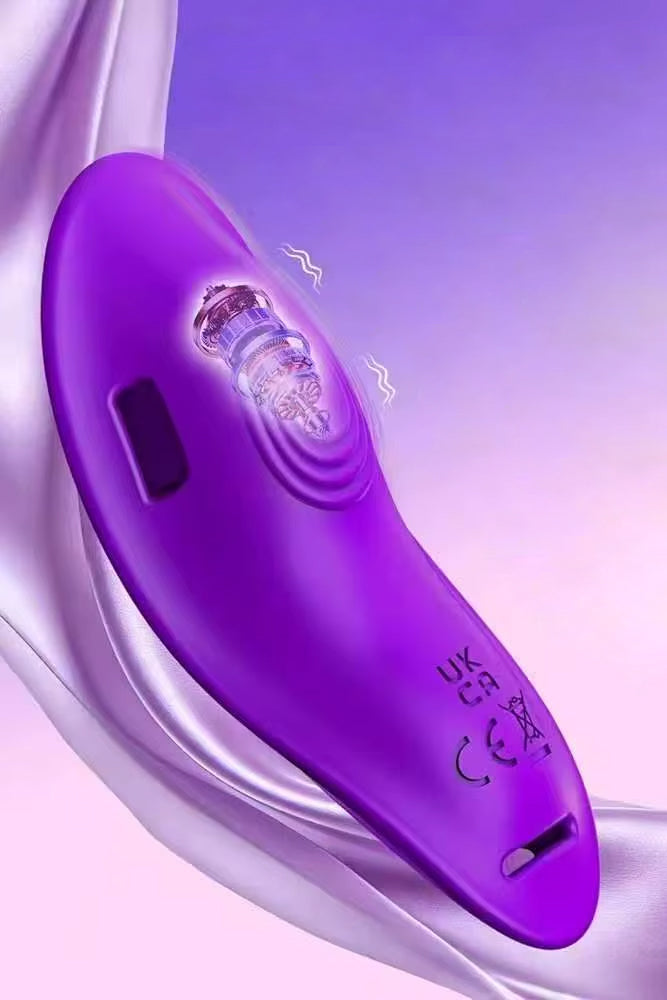 Quiet wearable vibrating underwear knickers clitoral vibrator with USB rechargeable bullet
