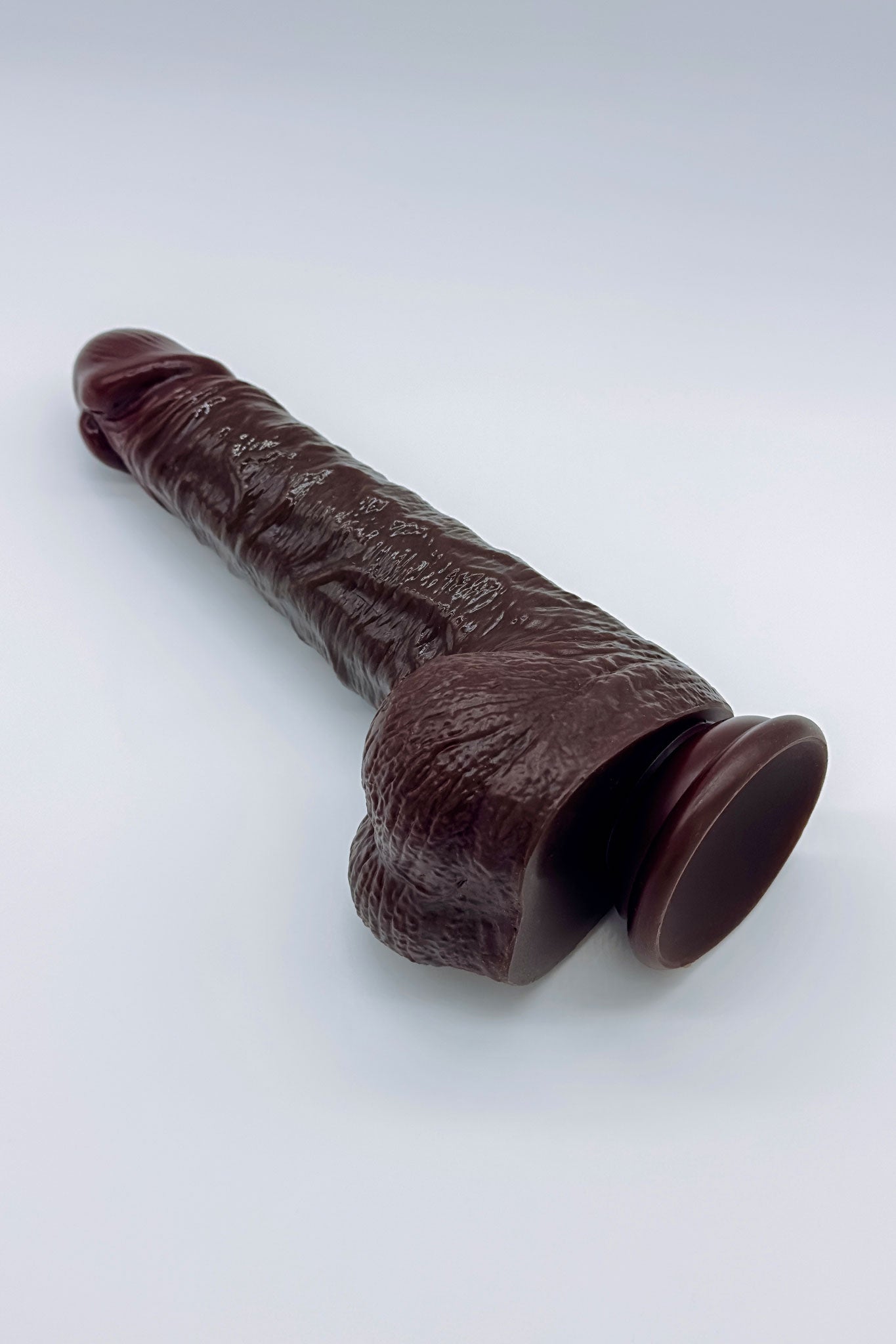 Black Realistic Silicone Penis Dildo