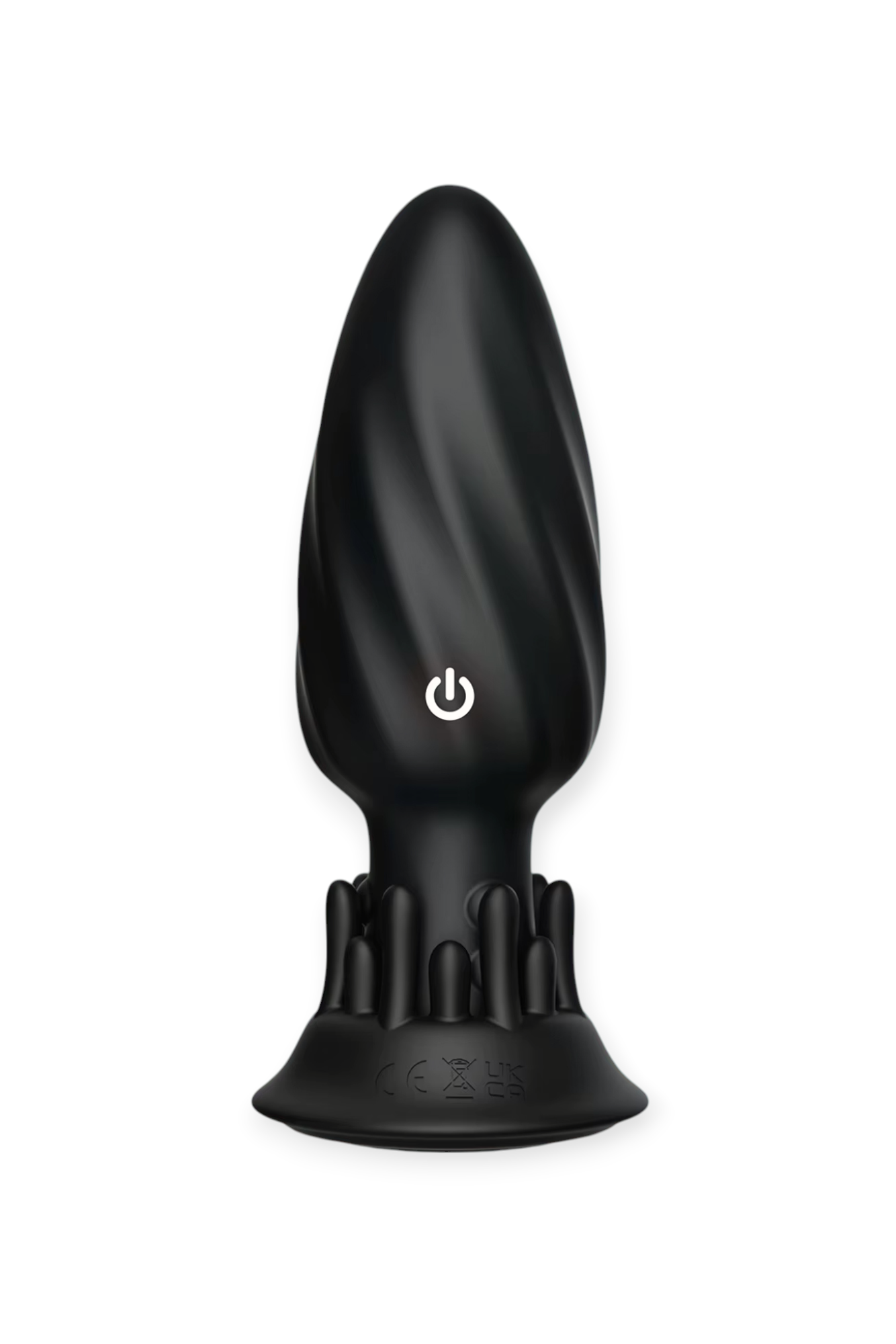 Rechargeable 360 Fully Rotating Vibrating Anal Plug Massager