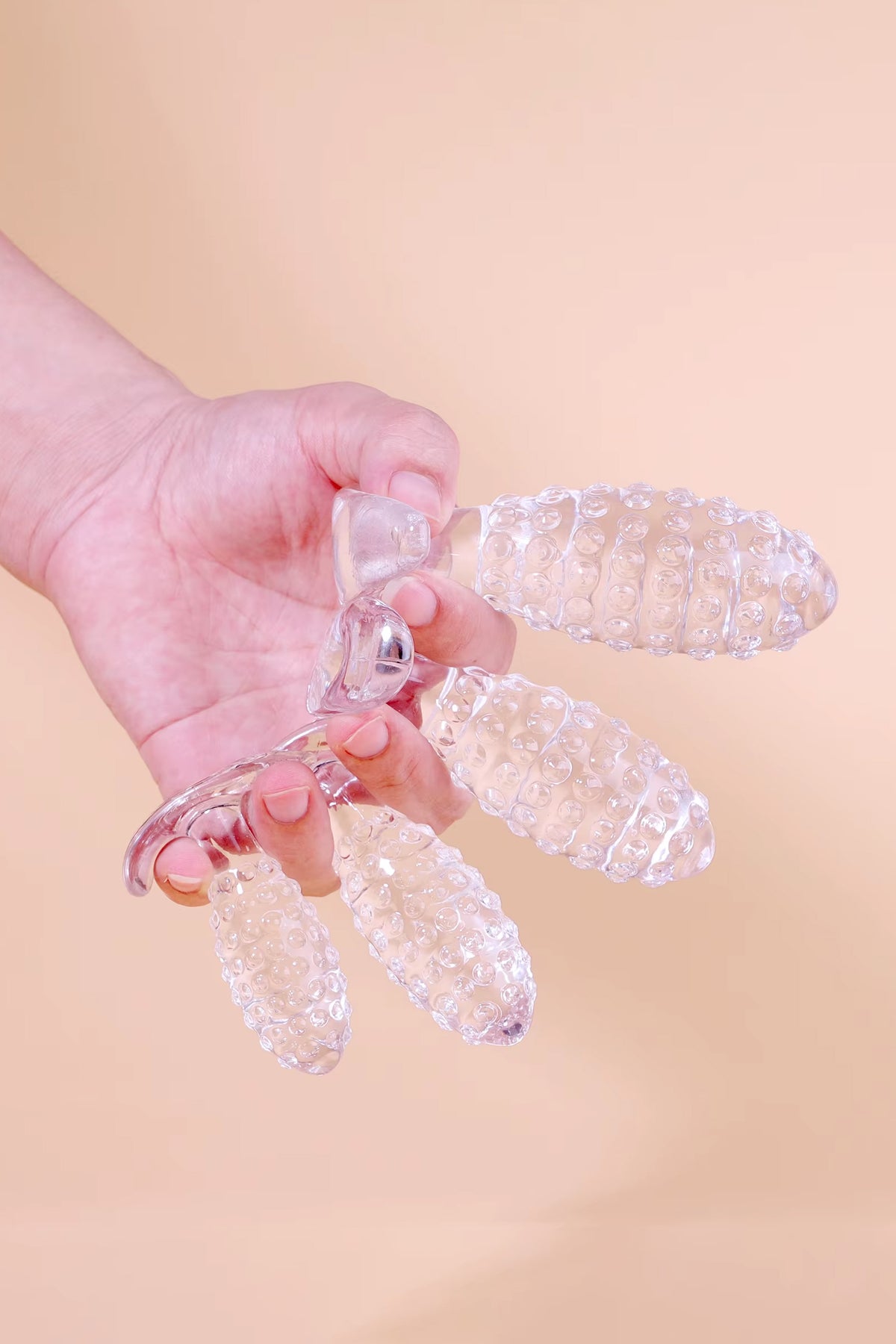 Pineapple Textured Silicone Anal Training Butt Plug
