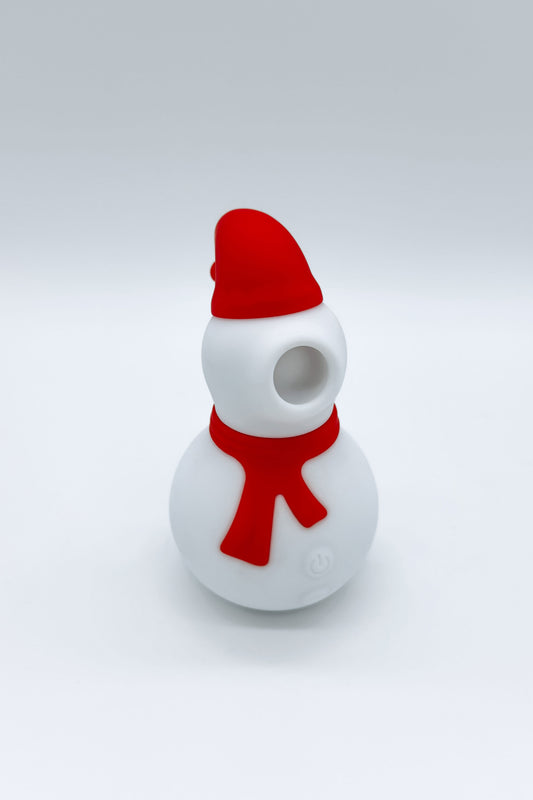 Snowman clitoral sucking vibrator with 10 modes – festive suction toy Christmas gift