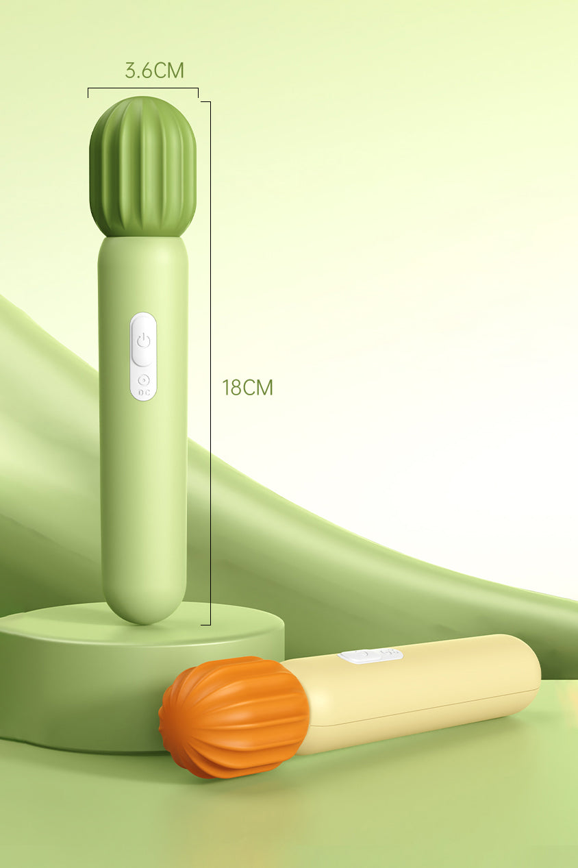 Soft silicone cactus magic wand massager