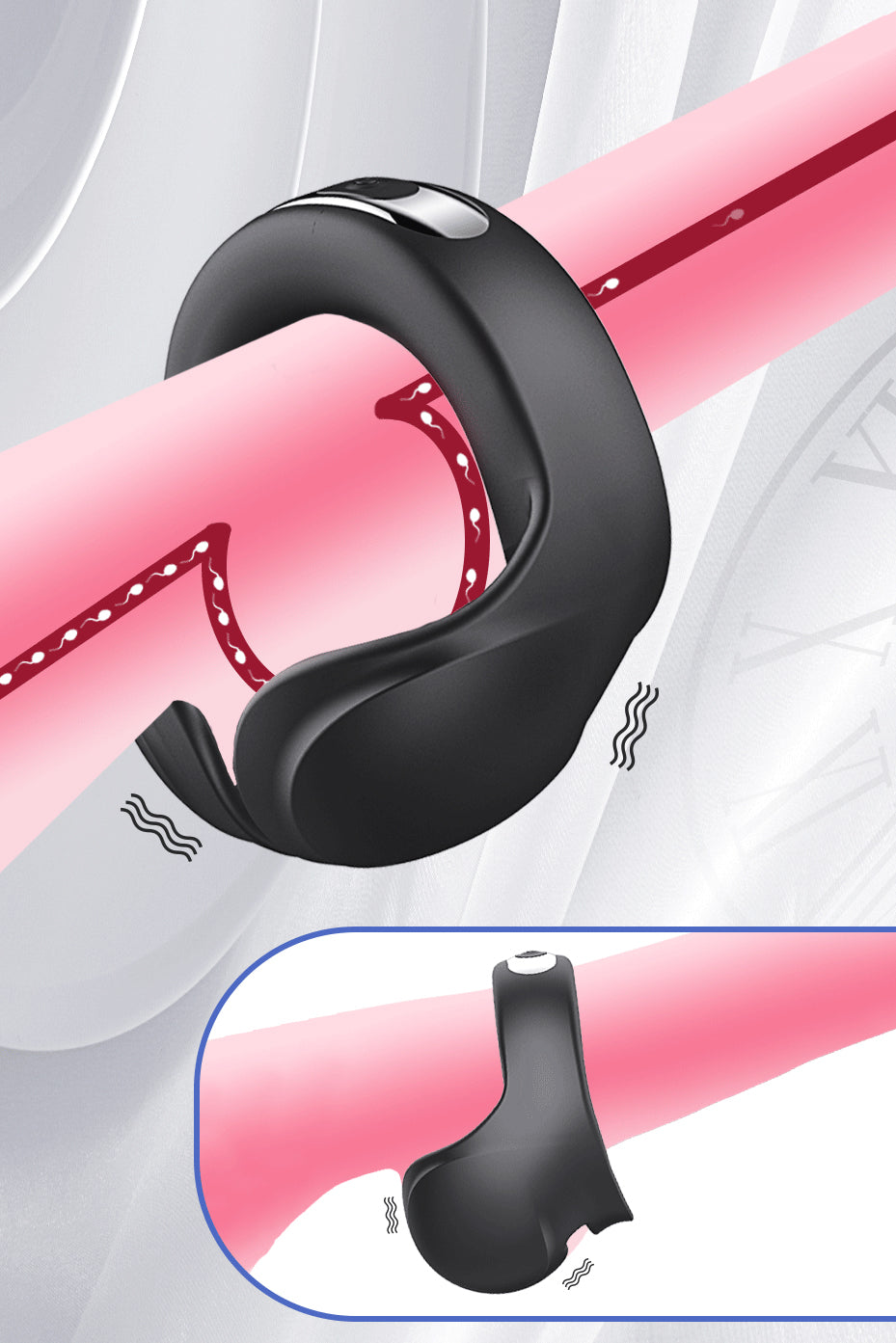 Testicle Tickler Vibrating Cock Ring