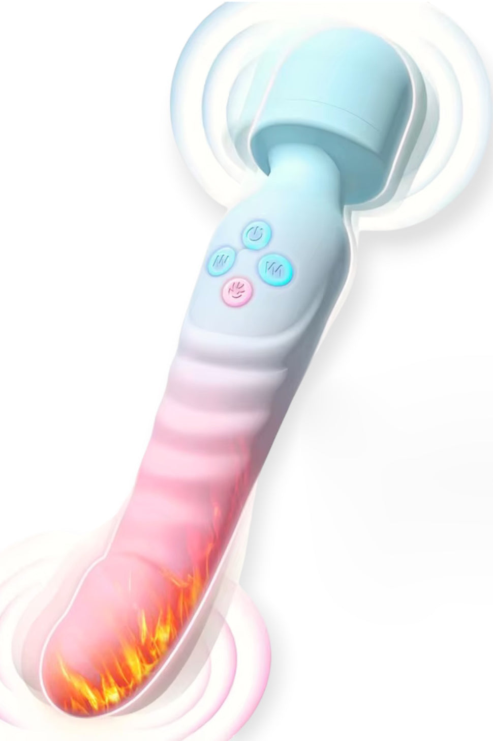 Women's Adult Toy Heated Wand Massager Vibrator
