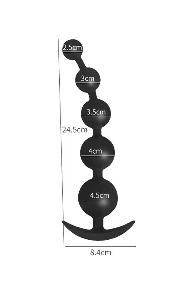anal beads thick beads large size silicone