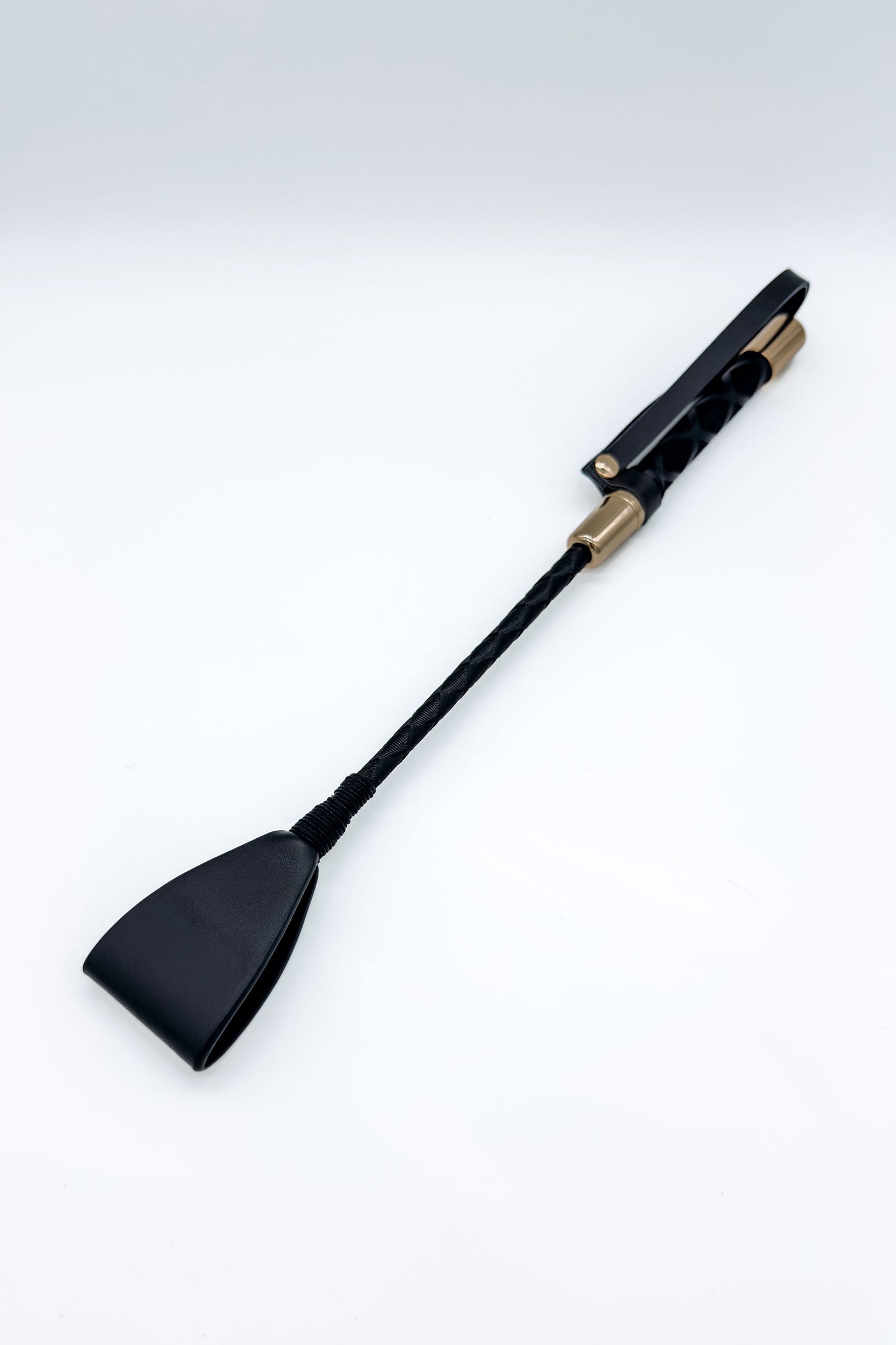 black bondage paddle whip luxury BDSM accessory