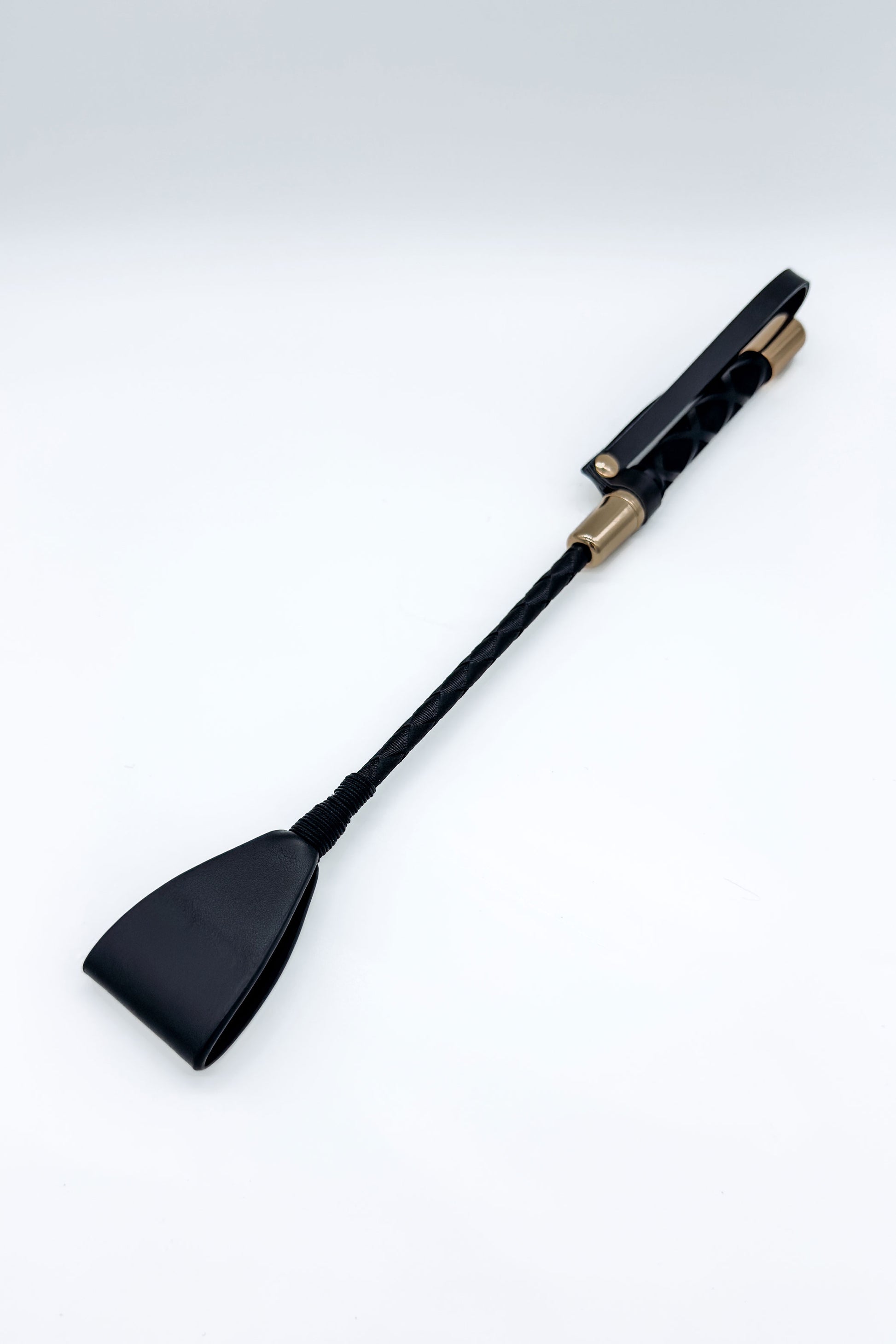 black bondage paddle whip luxury BDSM accessory