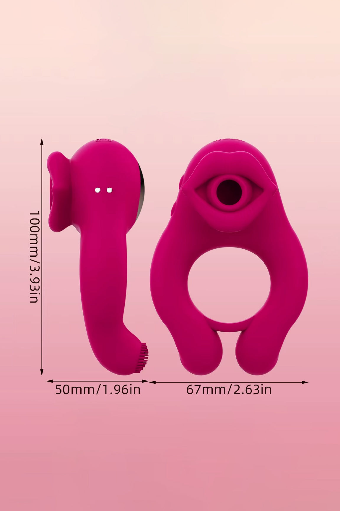 couples toy cock ring and clitoral suction vibrator date night