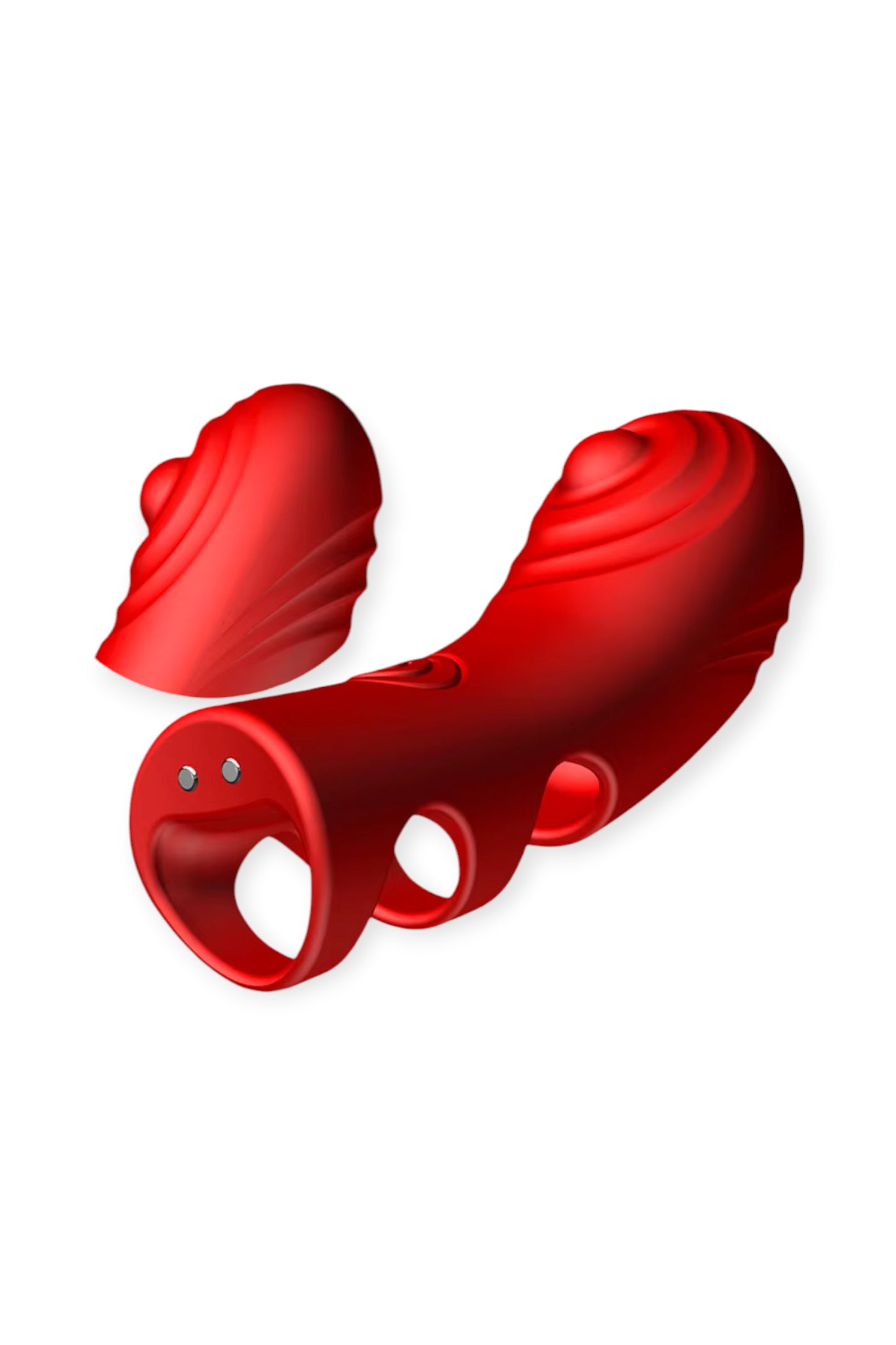discreet curved finger vibrator G spot stimulator rechargeable waterproof soft silicone UK fast shipping