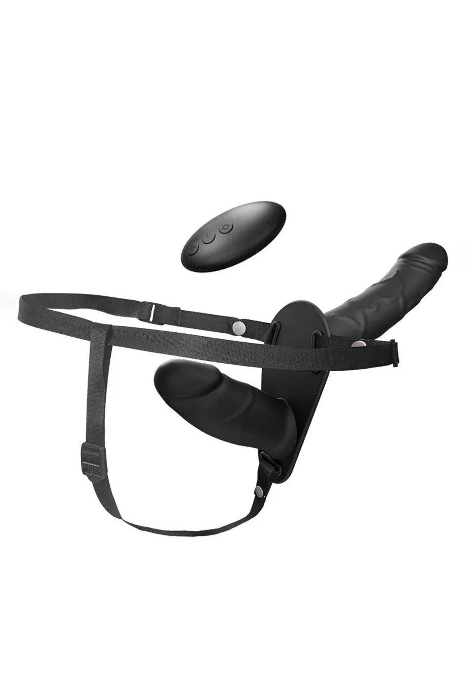 double ended strap on vibrator with remote control