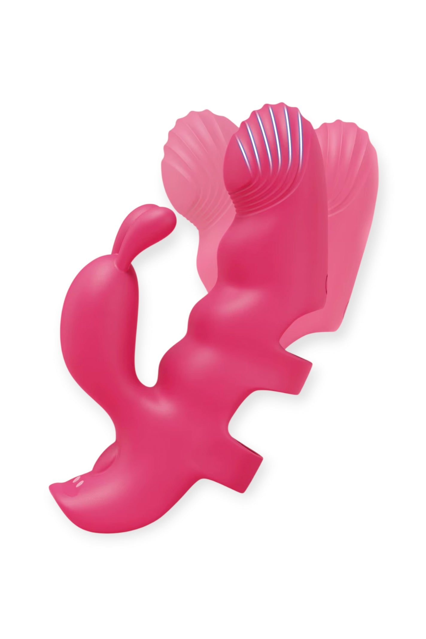 dual stimulation rabbit vibrator flexible ears compact pleasure toy UK