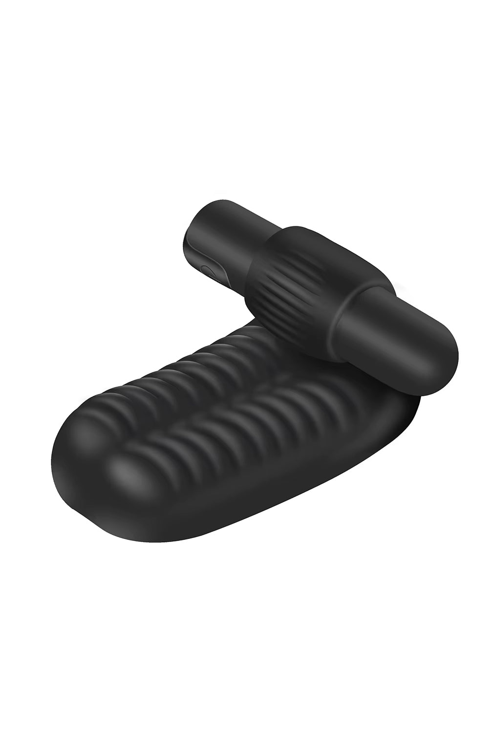 finger vibrator sleeve with removable bullet