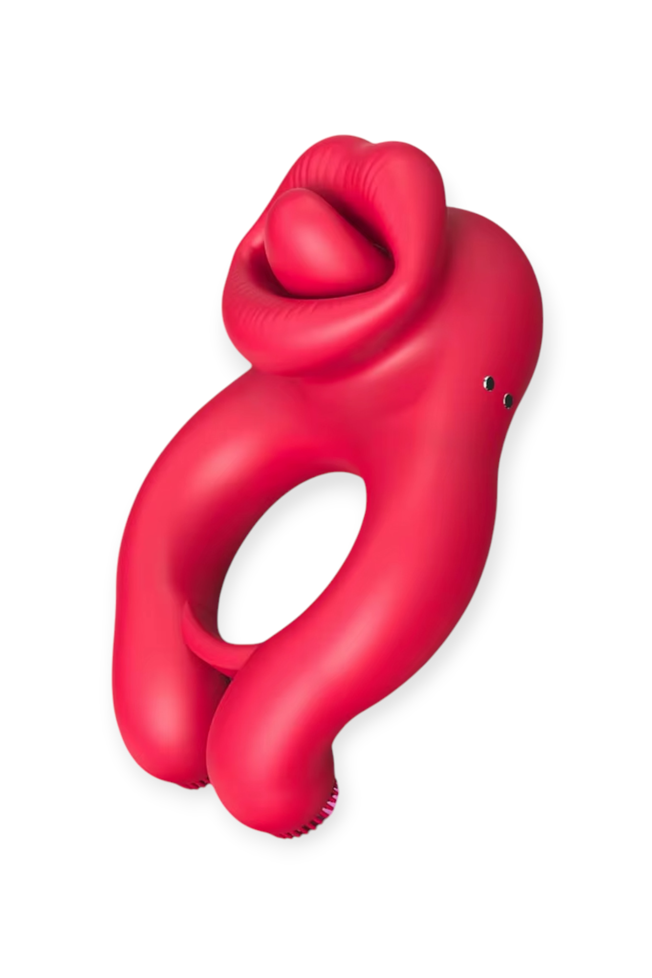 flexible cock ring with dual motor vibration and clitoral stimulation design couples toy