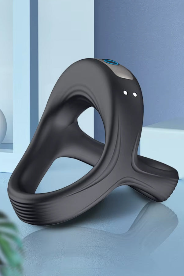 flexible silicone cock ring for erection support and stimulation