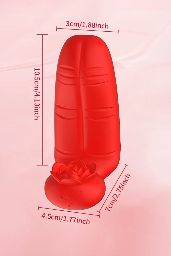 little rose toy mini vibrator finger wearable clitoral vibrator silicone